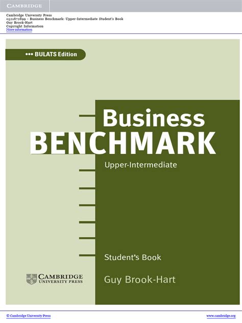 Business Benchmark Upper Intermediate Bulats And Business Vantage Teacher Apos S Resource Bo