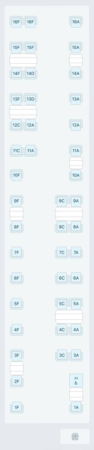 Business Class Amtrak Train Seating Chart