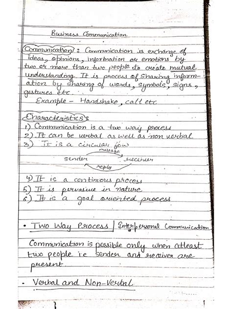 Business Communication Notes Pdf