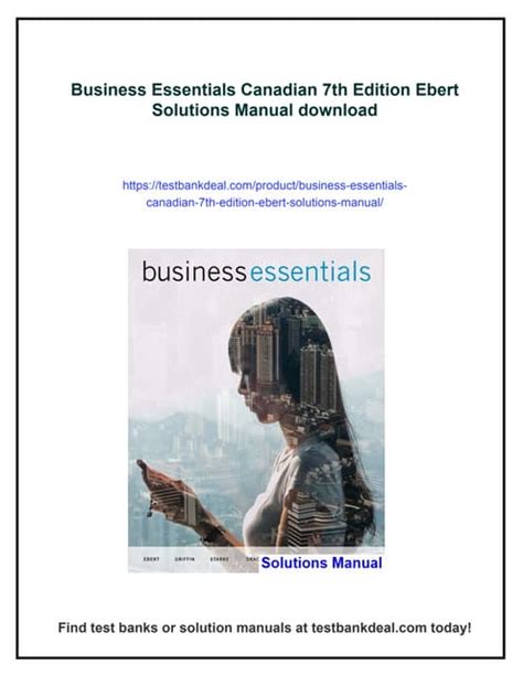 Business Essentials 7th Edition Ebert Griffin Mccc