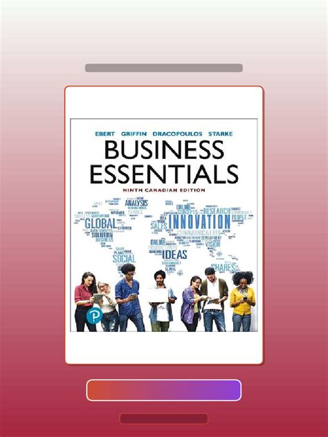 Business Essentials 9th Edition Study Guide
