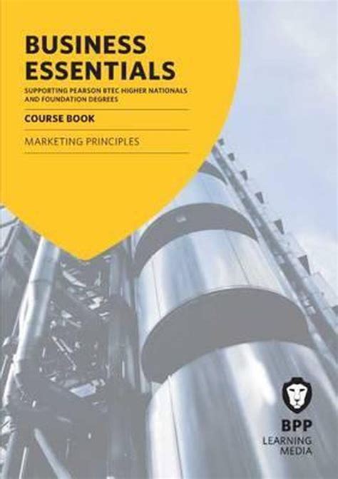 Business Essentials Marketing Principles Study Text