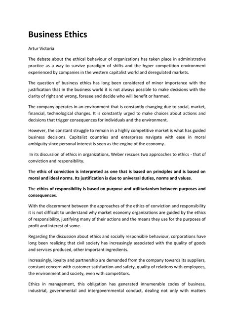 Business Ethics Pdf