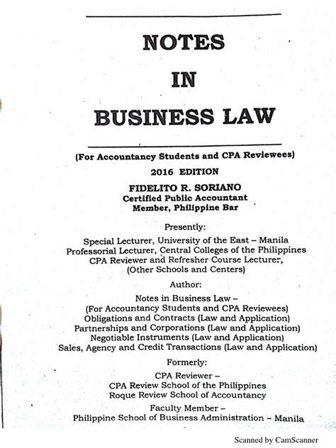 Business Law Notes Dphu