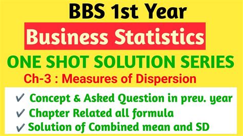 Business Mathematical Statistics Solution B Com Part1