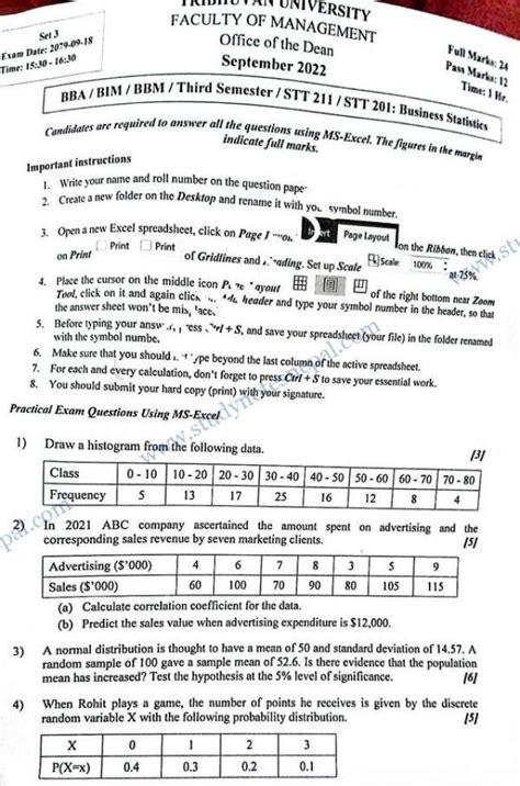 business mathmatics old question paper