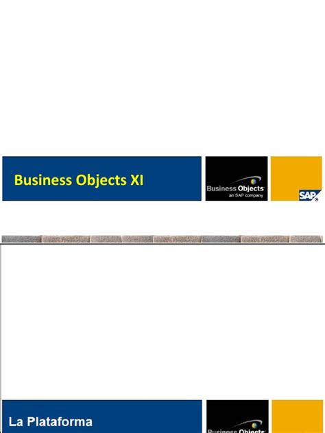 Business Objects Xi Guide