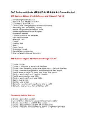 Business Objects Xir3 Designer Guide