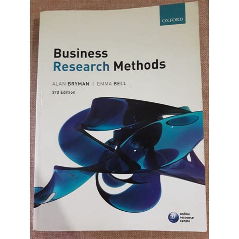 business research method 3rd edition bryman