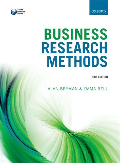 Business Research Methods Paperback Alan Bryman Emma