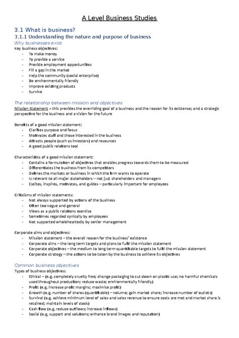 Business Studies For A Level 4th Edition Answers