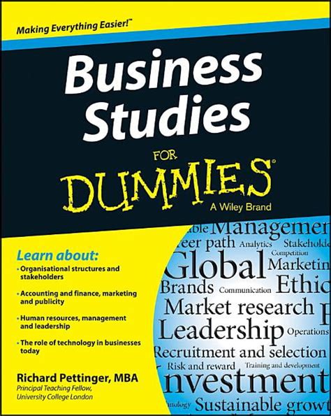 business studies for dummies