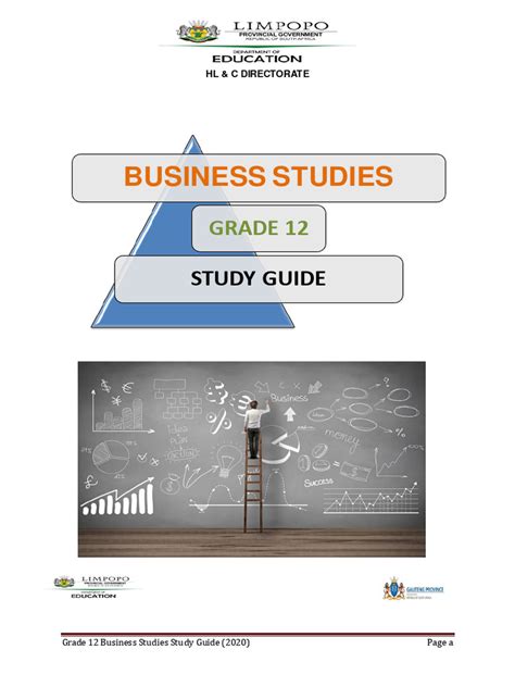 Business Studies Study Grade 12 Ncs