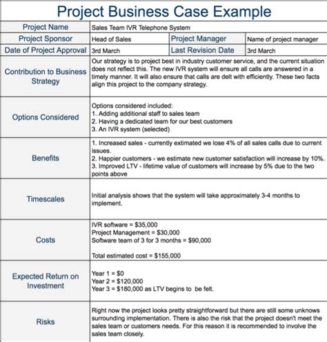 Read Online Business Case Document 