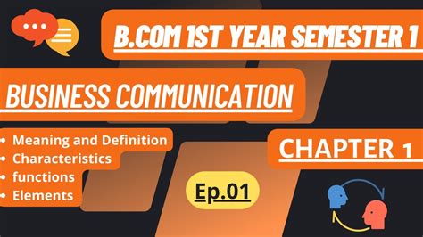 Full Download Business Communication Chapter 1 