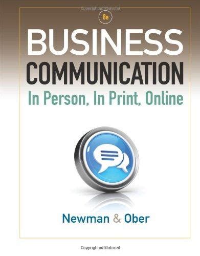 Read Business Communication In Person In Print Online Amy Newman Scot Ober 