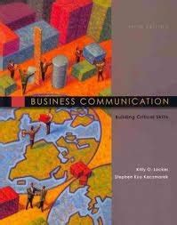 Read Online Business Communication Locker 5Th Edition 