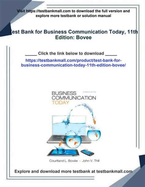 Download Business Communication Today 11Th Edition Chapter 