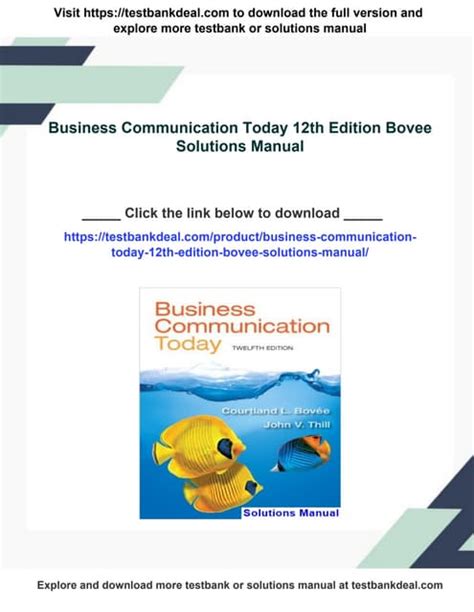 Download Business Communication Today 12Th Edition Pdf 