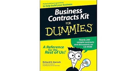 Read Business Contracts Kit For Dummies 