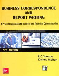 Download Business Correspondence And Report Writing By Rc Sharma And Krishna Mohan 