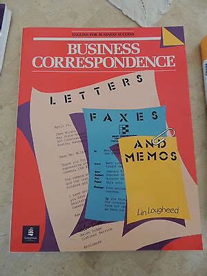 Read Business Correspondence Letters Faxes And Memos 