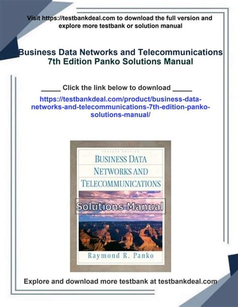 Read Business Data Networks And Telecommunications 7Th Edition 