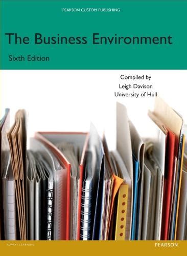 Read Online Business Environment Sixth Edition 