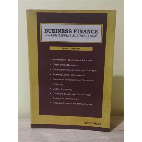 Download Business Finance By Nenita Mejorada 