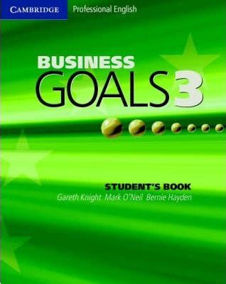 Read Online Business Goals 3 Cambridge University Press 