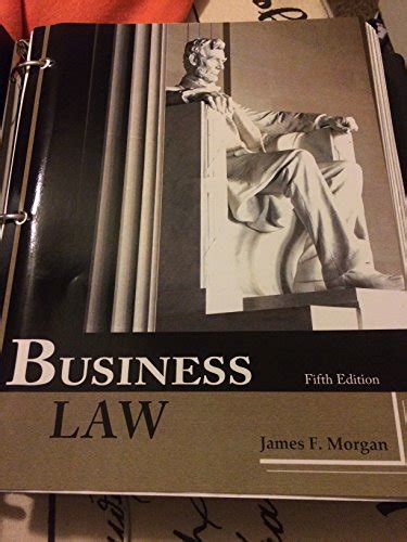 Read Business Law 4 Edition James F Morgan 