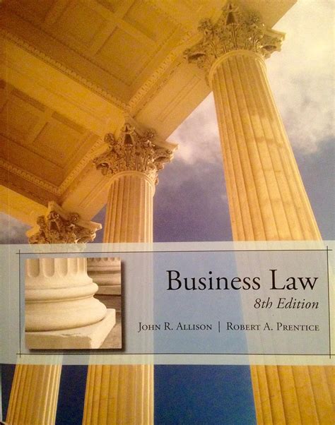 Read Online Business Law Allison Prentice 