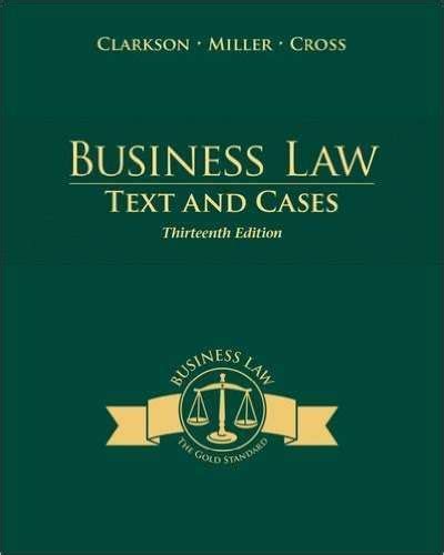 Read Business Law Clarkson Answers 