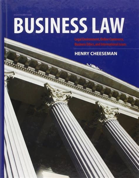 Read Online Business Law Henry Cheeseman 8Th Edition Greensuvsore 