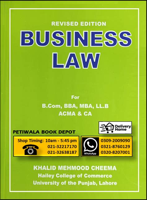 Download Business Law Khalid Mehmood Cheema Pdf Download 