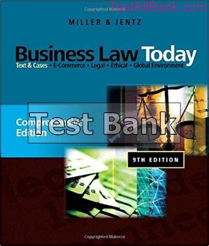 Download Business Law Today 9Th Edition Test Bank Free 