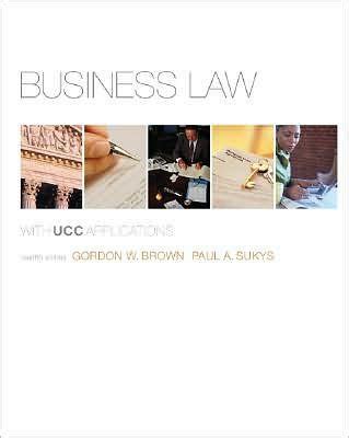 Read Business Law With Ucc Applications Student Edition 