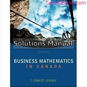 Full Download Business Mathematics In Canada 7Th Edition 
