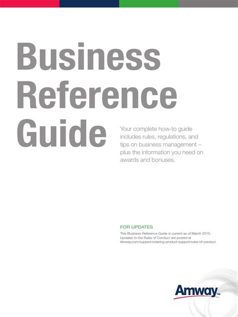 Download Business Reference Guide Amway 