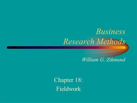 Full Download Business Research Methods William G Zikmund Ppt Chapter 10 