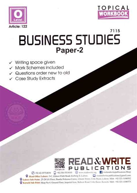 Read Business Studies 7115 Paper 2 June 2013 