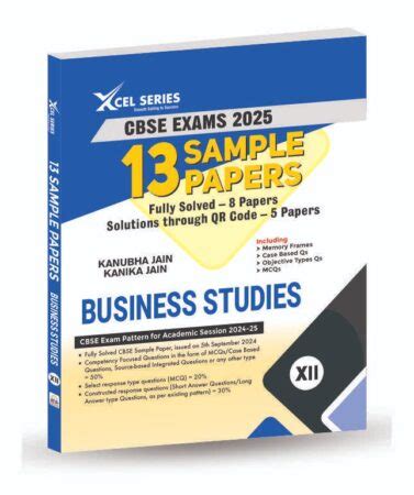 Download Business Studies Class 12 Latest Sample Papers 