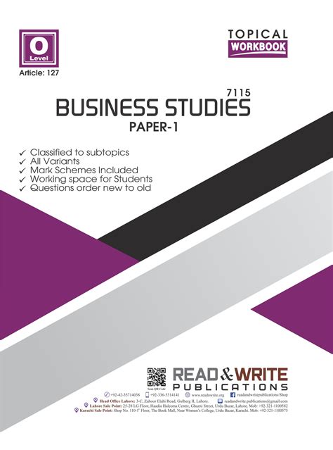 Read Online Business Studies Past Papers 1999 