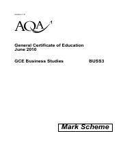 buss3 mark scheme scott electronics