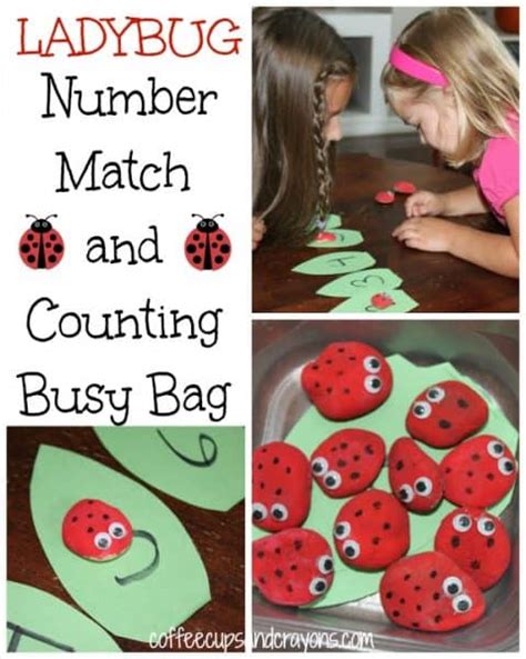 Busy Bag Activities For Preschoolers Ladybug Math Game Ladybug Math - Ladybug Math