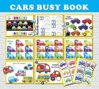 busy book of vehicles