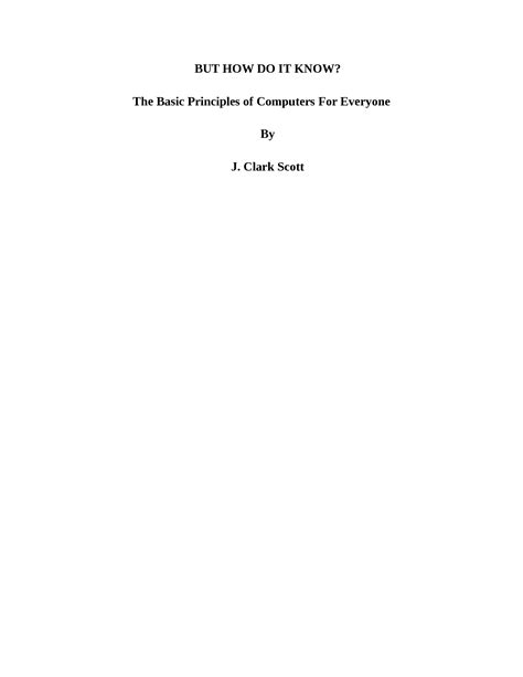 Read Online Buthowdoitknow 