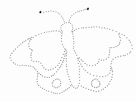 Butterfly Dot Drawing Art Starts Dot Drawing For Kid - Dot Drawing For Kid