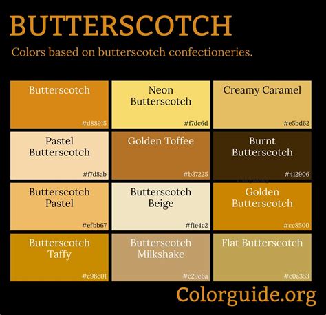 butterscotch color