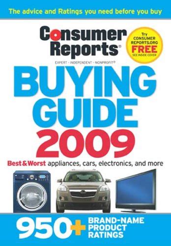 Full Download Buying Guide 2009 Consumer Reports 